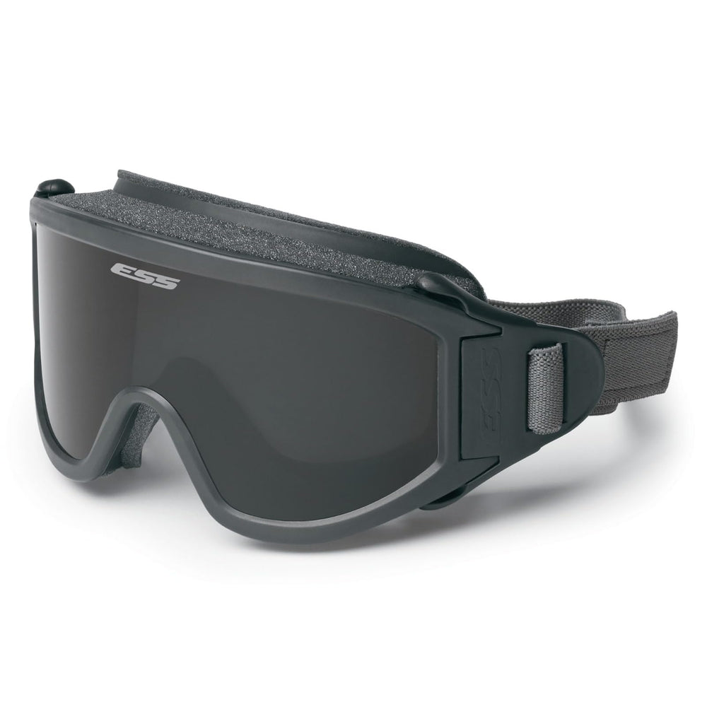 ESS Flight Deck Goggle frame close-up shows durable polycarbonate construction for active wear.