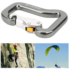 Estink aluminium alloy paramotor buckle close-up showing robust anodized surface for outdoor durability