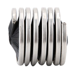 Estink Nylon brush provides heat and wear resistance during rope cleaning.