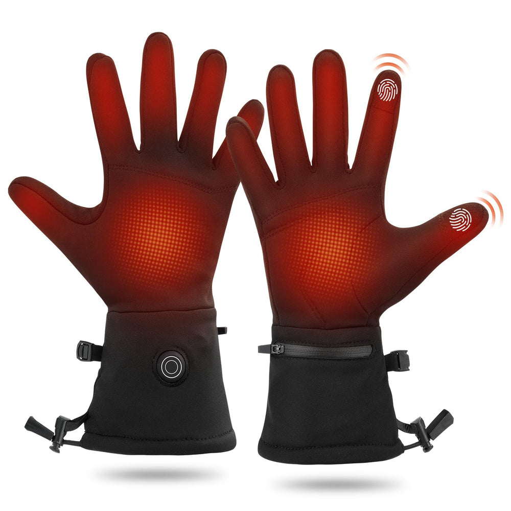 Estjutaee heated glove liners front view shows slim warmth for all-day comfort.