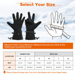 Estjutaee heated glove liners windproof design blocks chill while keeping dexterity.