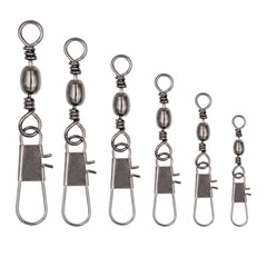 EuTengHao size #2 barrel swivel with safety snap, 30pcs