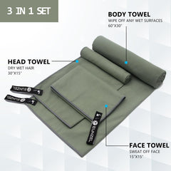 Eunzel quick-dry towel large ideal for shower, beach, and pool drying