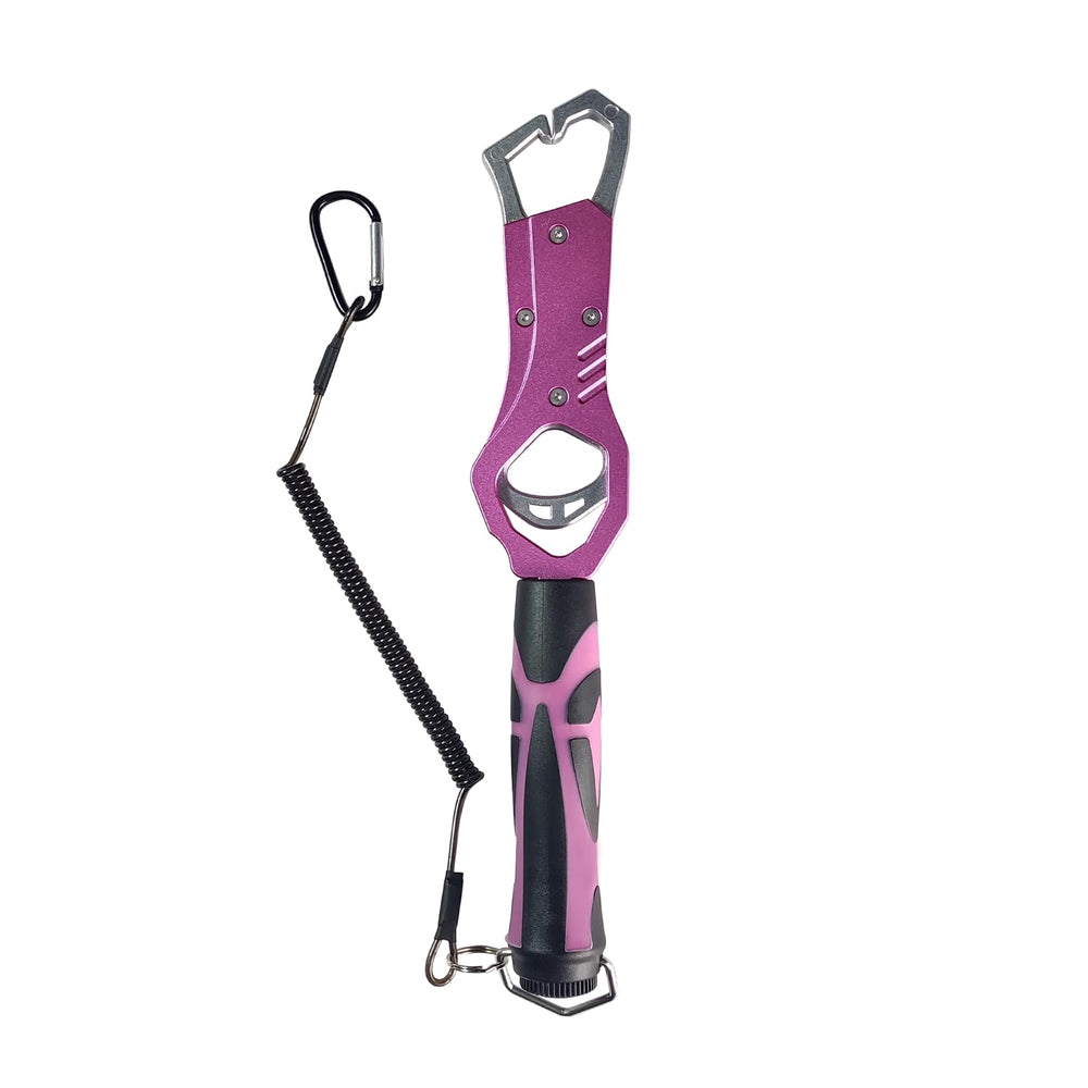 Eupheng 11.8 inch fish gripper with rustproof aluminum body and scale feature