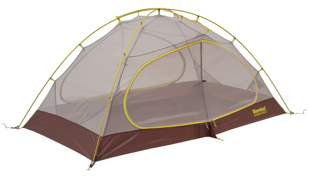 Eureka Summer Pass 3-Person tent body showing roomy interior for three campers.
