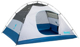Eureka Tetragon NX 2-person tent pitched for car camping, quick setup.