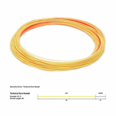 Close-up of Euro Nymph Technical Line monofilament core
