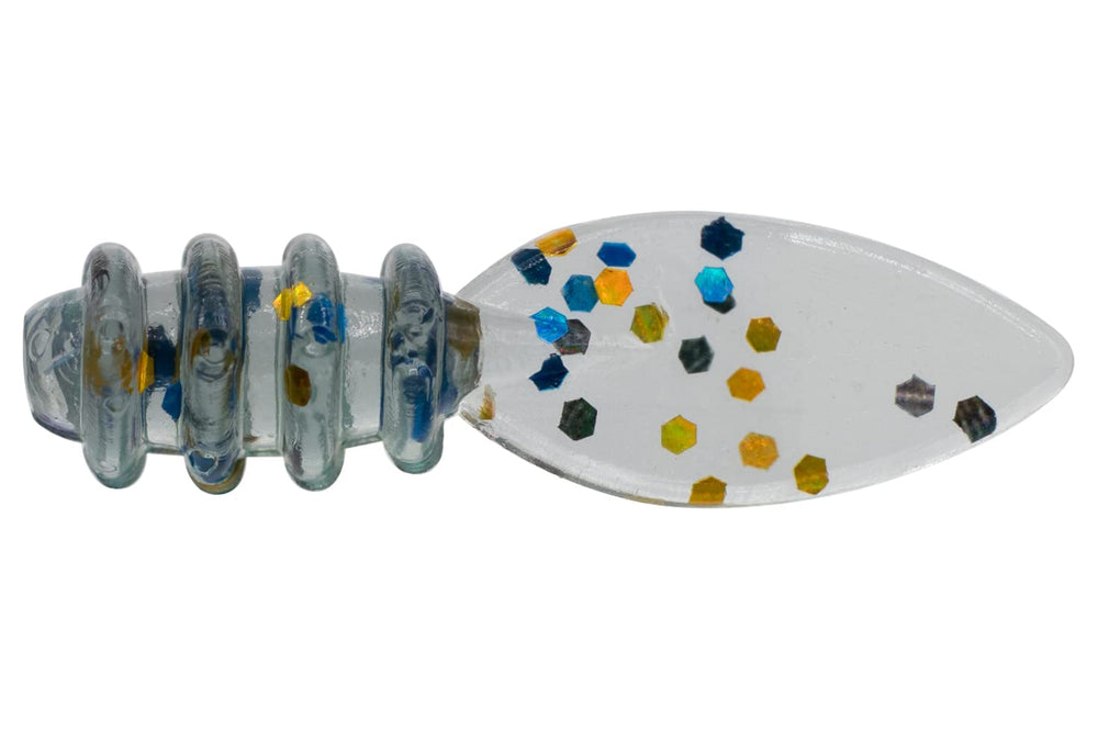 Eurotackle Micro Finesse Leech 0.75 inch Bluegill Pro, ideal for panfish on ultra-light ice gear
