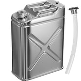 Eveco stainless steel water container 5-gallon front view for reliable outdoor hydration on demand.