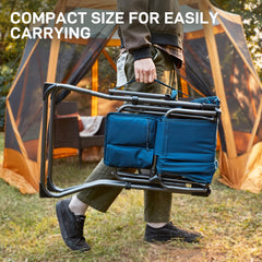 Ever Advanced foam-armrest chair offers comfortable support during long sessions