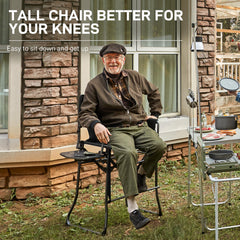 Ever Advanced foam-armrest chair emphasizes enhanced comfort during events and gatherings.