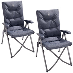 EVER ADVANCED luxury camping chair high-back for long outdoor sessions