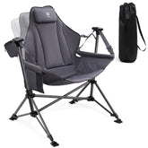 Ever Advanced padded hammock chair seat offers roomy comfort for cross-legged lounging.