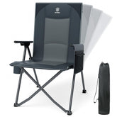 Ever Advanced reclining chair backrest adjustment provides four angles for comfortable lounging.