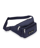 Everest Signature Waist Pack navy front pocket with detachable key ring for quick access