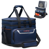 Everfun cooler large bottom compartment shows 30L space for bulk items on camping trips