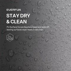 Everfun lunch bag waterproof liner shows leak-proof protection and easy cleanup.