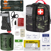 Everlit Emergency Trauma Kit cover shows outdoor readiness for emergencies.