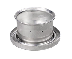 Evernew Bluenote stove compact body for ultralight backpacking meals.