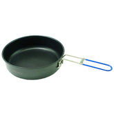 Evernew Everrnew ultralight frying pan 16 top view for backpacking and easy cleanup.