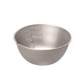Evernew SUS Stack Cup EBY659 with pour spout for precise camping pours.