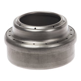 Evernew titanium alcohol stove assembly for a compact ultralight backpacking setup.