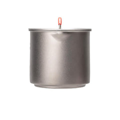 EVERNEW titanium mug interior volume markings for quick measurements.