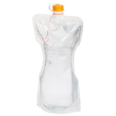 EVERNEW Water Carry bottle rolled empty saves space on day hikes.