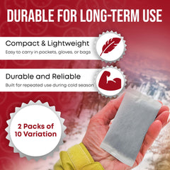 EverOne odorless heat packs during activation for safe, chemical-free warmth