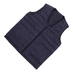 EVGATSAUTO USB heated vest front view showing even warmth across chest