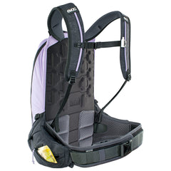EVOC 16L multicolor backpack back view designed for everyday carry