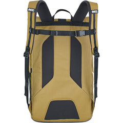 EVOC Duffle Backpack 26 side pocket keeps laptop and keys within reach.