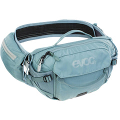 EVOC Hip Pack Pro E-Ride 3 side view showing compact 3L capacity for trail essentials