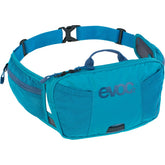 EVOC HIP POUCH Ocean front view with easy-access pockets for on-the-go rides