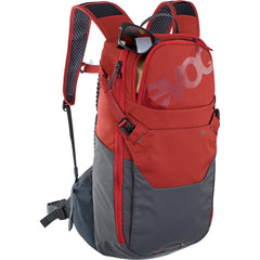 EVOC RIDE features a tool organizer and helmet holder for quick access on rides.