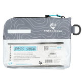 Evolution Fishing Bass Sack showing 9in dimensions for compact storage on board.