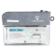 Evolution Fishing Bass Sack water-resistant material protecting soft plastics and gear on the water