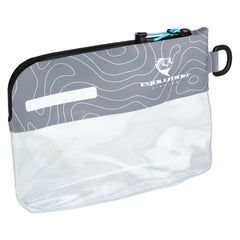 Evolution Fishing Bass Sack with water-resistant tarpaulin surface in spray conditions.