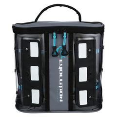 Evolution Fishing Linemaster Bulk Spool Bag open compartments for quick spool access