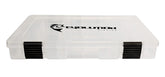 Evolution Outdoor 3600 clear tackle tray lid for easy gear organization.