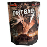 Evolved Habitats DirtBag dirt-colored deer attractant blending with ground to draw deer