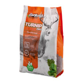 Evolved Harvest Turnip Pro seed coating visible on seeds to boost vigor