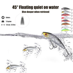 Assorted color patterns for saltwater and freshwater fishing lures