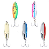 EXAURAFELIS 5-piece spoon lure set in tackle box