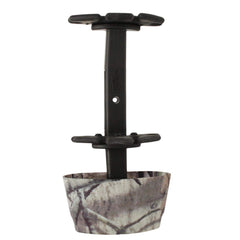 Excalibur 4-arrow crossbow quiver hood closeup shows durable polymer hood for blade protection.