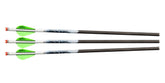 Excalibur ProFlight arrows with illuminated beacon nocks for quick target verification.
