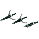 Excalibur X-Act 100gr broadhead mounted on bolt showing crossbow hunting performance.