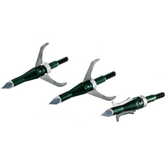 Excalibur X-Act 100gr broadhead mounted on bolt showing crossbow hunting performance.