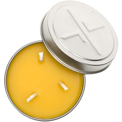 Exotac candleTIN small slow burn provides long-lasting light for camping.
