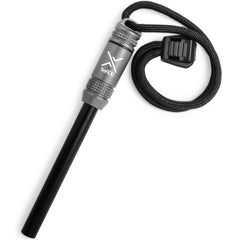 Exotac fireROD with 5-16 ferro rod for reliable outdoor fire starting.